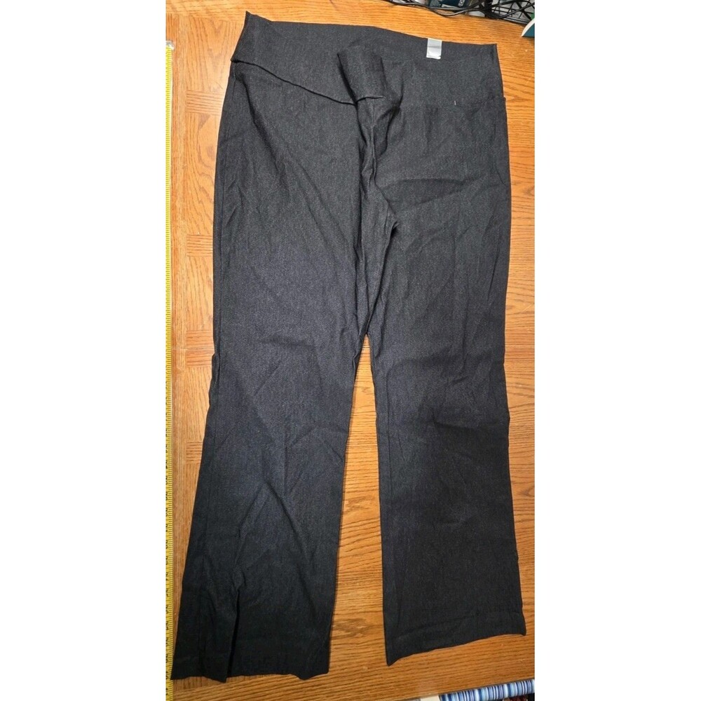 NEW Maurices Black Pull-On Dress Pants Plus Size 1 (1X)